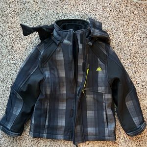 Ski jacket with inner liner jacket